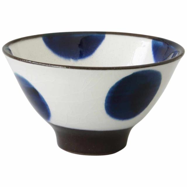 飯碗 11.5cm ぼかし 藍花 陶器 波佐見焼 （ 食洗機対応 電子レンジ対応 茶碗 お茶碗 ご飯茶碗 茶わん ライスボウル ドット 水玉 十草 柄  シンプル ご飯 ライス おしゃれ 日本製 ）の通販はau PAY マーケット - お弁当グッズのカラフルBOX | au PAY マーケット－通販サイト お茶碗 おしゃれ 陶器 ご飯茶碗 飯碗 日本製 波佐見焼 和食器 和風 和モダン 焼き物 食器 飯碗 流れ水玉