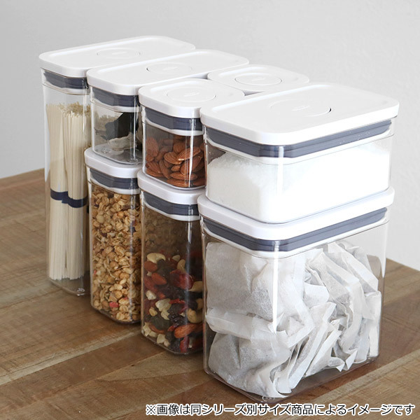 OXO ポップコンテナ 6個セット プラスチック保存容器 Amazon｜OXO 保存容器 密閉 ステンレス ポップ フード コンテナ