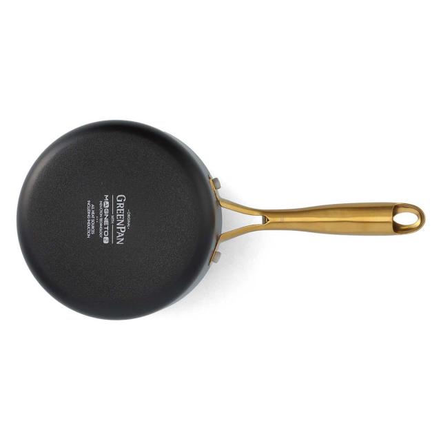 GREEN PAN ソースパン 16cm IH対応 ストゥディオ ガラス蓋付き （ グリーンパン STUDIO ガス火対応 食洗機対応 ミルクパン 片手鍋 小鍋 セラミック加工 16センチ アルミ製 マグニート加工 ノンスティック加工 ガラス蓋 おしゃれ ）_10