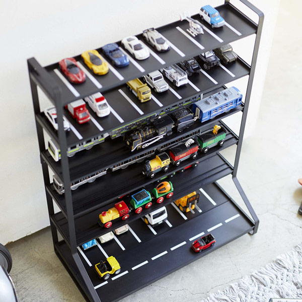 ミニカー 収納 ミニカー＆レール トイラック tower 山崎実業 タワー 山崎実業 （ ディスプレイケース 電車 おもちゃ ラック 棚 見せる収納 おしゃれ おもちゃ収納棚 コレクションケース トミカ プラレール tower 山崎実業 タワー 山崎実業 tower）_13