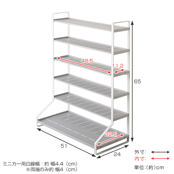 ミニカー 収納 ミニカー＆レール トイラック tower 山崎実業 タワー 山崎実業 （ ディスプレイケース 電車 おもちゃ ラック 棚 見せる収納 おしゃれ おもちゃ収納棚 コレクションケース トミカ プラレール tower 山崎実業 タワー 山崎実業 tower）_2