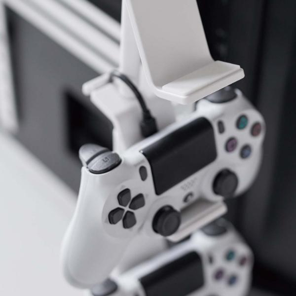 山崎実業 smart テレビ裏 ゲームコントローラー収納ラック スマート （ 4903208050906 3段 ゲーム コントローラー ヘッドホン 収納 テレビ モニター スイッチ プレステ ラック スタンド 省スペース ゲームパッド パッド ジョイコン ） その他ラック