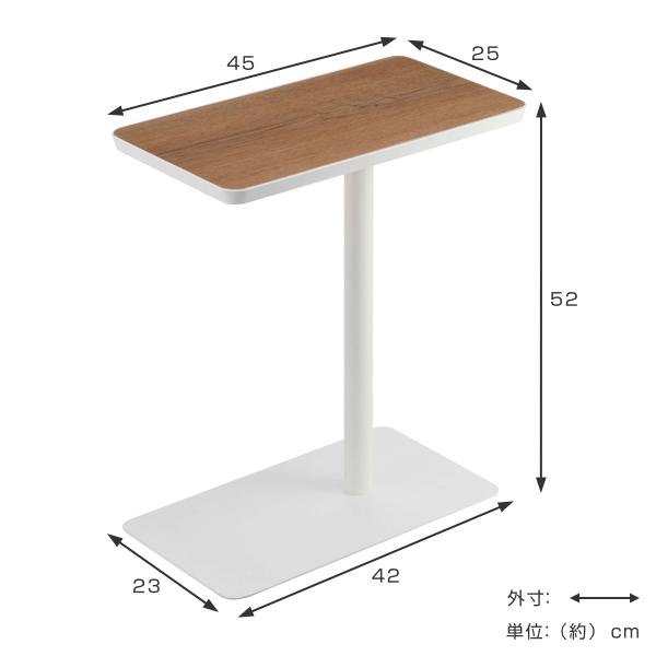 tower 山崎実業 差し込みサイドテーブル タワー （ サイドテーブル 高さ52cm 差し込み ソファサイド ベッドサイド テーブル スチール おしゃれ ソファテーブル 山崎実業 tower）_3