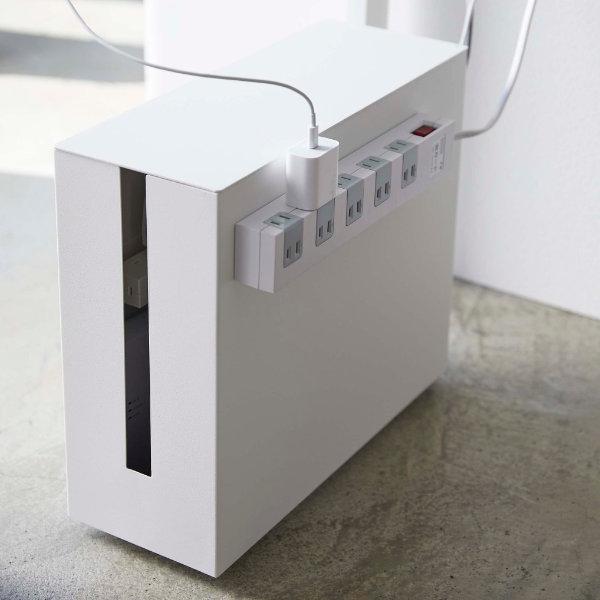 tower 山崎実業 キャスター付きケーブル収納ラック タワー （ タワー