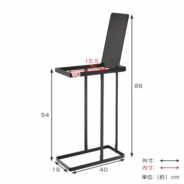 山崎実業 tower ゴミ箱 45Ｌ スリム蓋付き分別ゴミ袋ホルダー 2個組 タワー （ ゴミ袋ホルダー 45リットル 45Lｘ2 幅19 ふた付き レジ袋スタンド スリム 分別 ホワイト ブラック シンプル ゴミ箱 45リットル ゴミ箱 分別）_3