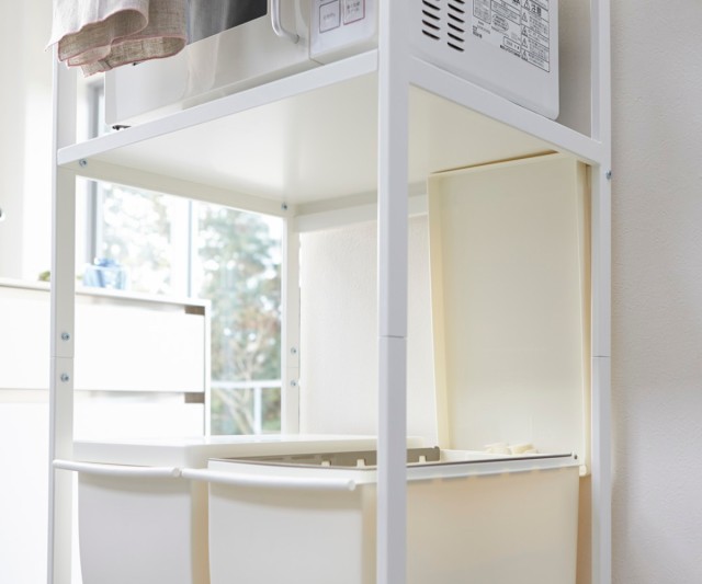 tower ゴミ箱上ラック タワー （ 山崎実業 タワーシリーズ