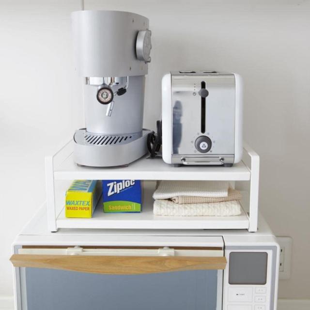 tower レンジ上ラック タワー （ 山崎実業 タワーシリーズ レンジ