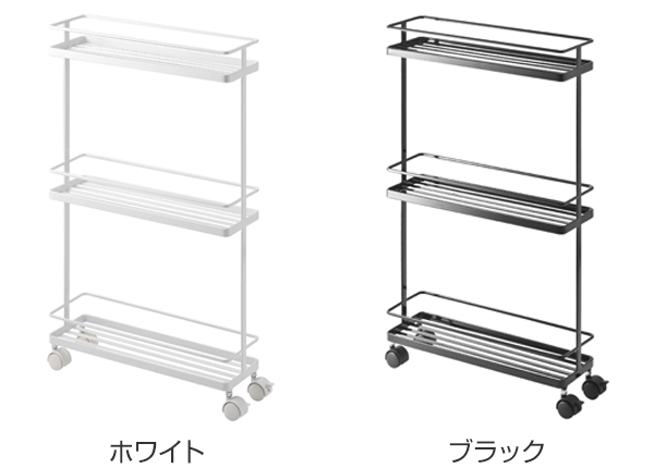 tower スリムキッチンワゴン タワー （ 山崎実業 スリムワゴン