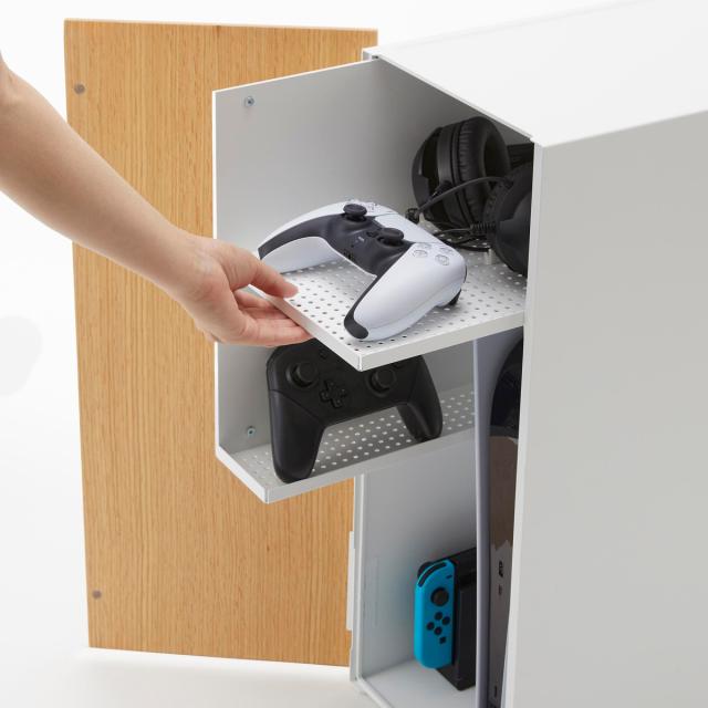 山崎実業 tower ゲーム機収納ラック タワー （ 4903208021098 ゲーム機