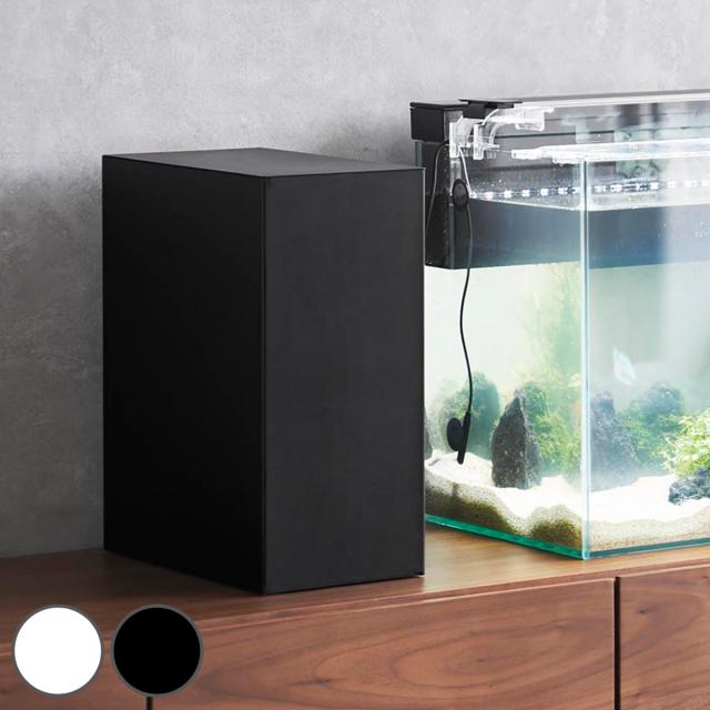 山崎実業 tower 水槽横収納ボックス タワー （ タワーシリーズ 水槽横収納 ボックス 水槽横ボックス 収納 水槽 エサ メンテナンス用品 電源コード 2段式水槽横収納ボックス 2段式 水槽横 収納ボックス 仕切り付き 仕切りトレー ）の通販は 7,744円