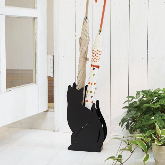 招き猫傘収納傘立て傘入れ玄関玄関神器X 山崎実業 特典付 かさたて ネコねこ ネコ 傘立て 傘たて かさ