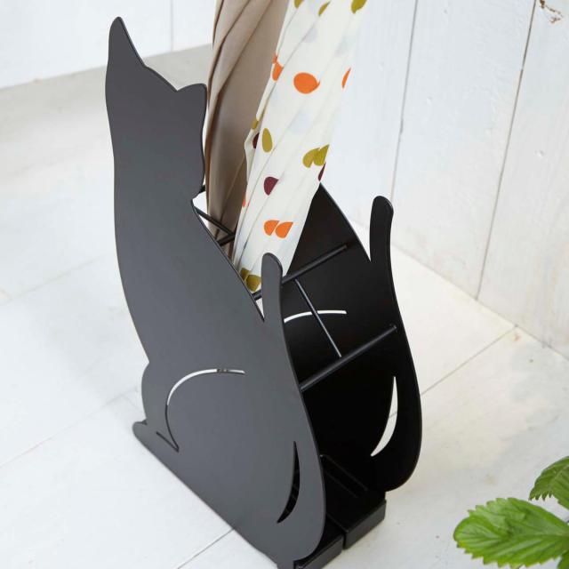 山崎実業 かさたて ネコ （ 4903208023580 傘立て アンブレラスタンド