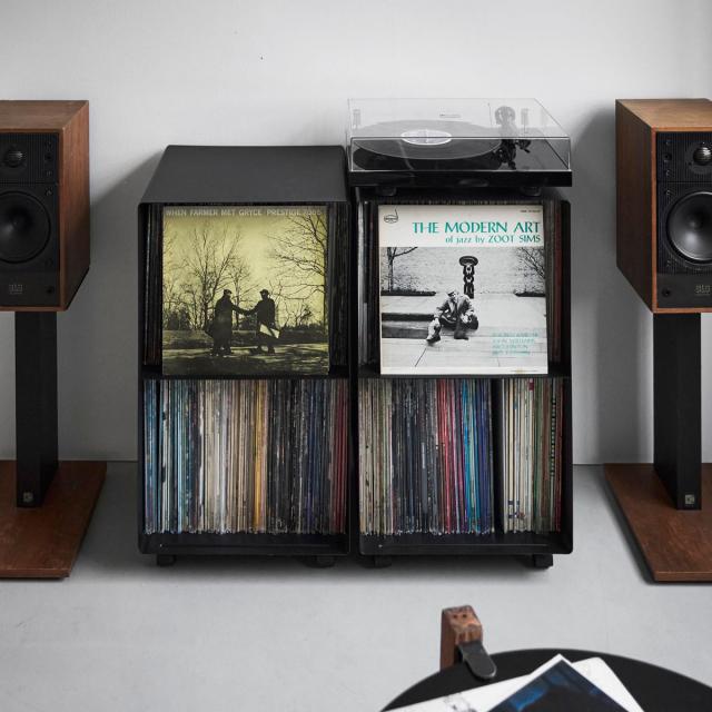 レコード棚 レコードラック 大容量収納 レコードプレーヤース Amazon｜レコード屋さんのレコードラック レコードディスプレイ