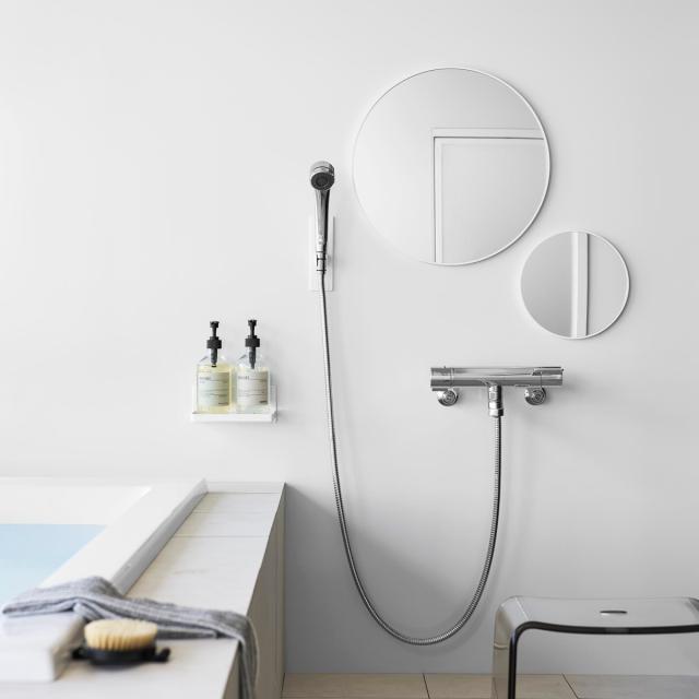 山崎実業 tower マグネットバスルーム樹脂ミラー 丸型 ４２ｃｍ タワー （ 4903208101738 タワーシリーズ バスルームミラー 鏡 風呂 磁石 マグネット バスルーム 樹脂ミラー 丸 42cm 42センチ ）_16