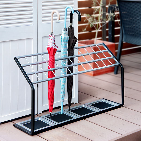 傘立て フレーム 36本用 省スペース 玄関収納 傘たて アンブレラスタンド （ 傘 玄関 収納 業務用 オフィス 店舗 大容量 おしゃれ スタンド カサ立て かさたて 傘置き アンブレラホルダー かさ カサ エントランス 山崎実業 ）の通販は