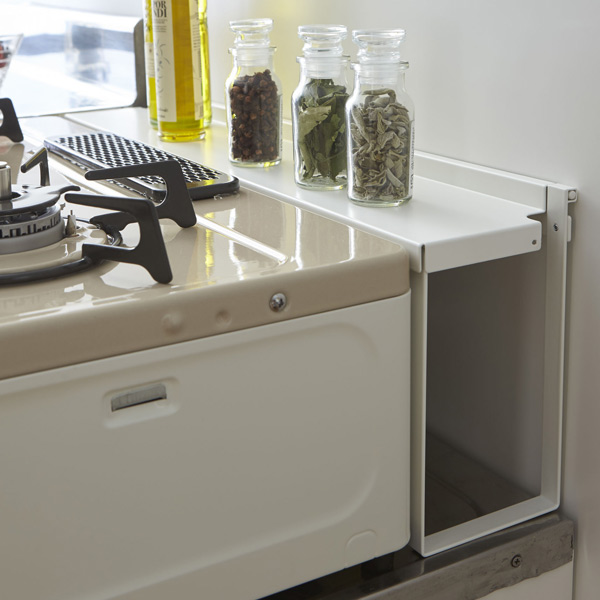 コンロラック コンロ奥隙間ラック タワー Tower 山崎実業 コンロ奥ラック すき間ラック すきま収納 コンロ周り収納 コンロ奥収納 隙間の通販はau Pay マーケット お弁当グッズのカラフルbox