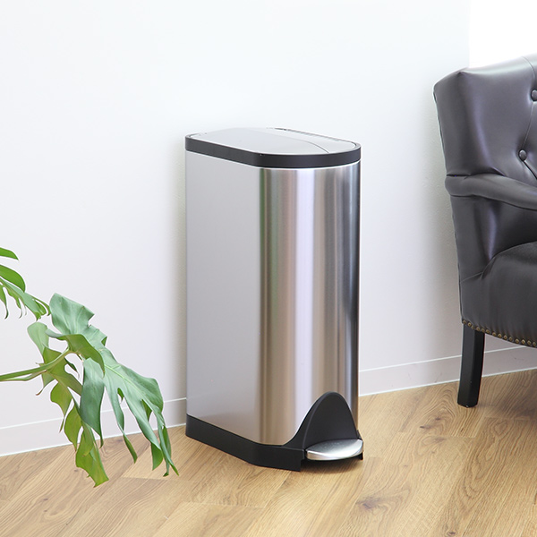 simplehuman 30Lゴミ箱 ペダル式 バタフライステップ ステンレス 正規品 ゴミ箱 シンプルヒューマン simplehuman バタフライ