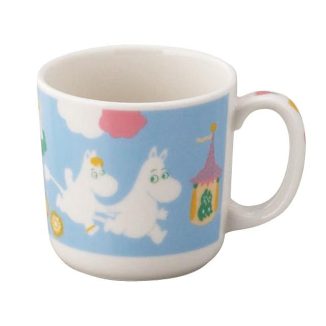 子供食器 6ピースセット ムーミン （ 6点セット スプーン フォーク 子供マグ ライスボウル プレート キッズプレート 電子レンジ対応 日本製 食器セット 磁器 ステンレス マグカップ マグ ボウル すくいやすい MOOMIN ）_4