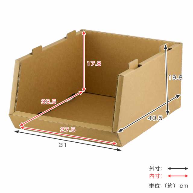 収納ボックス スタッキングコンテナ M 6個セット 収納ケース
