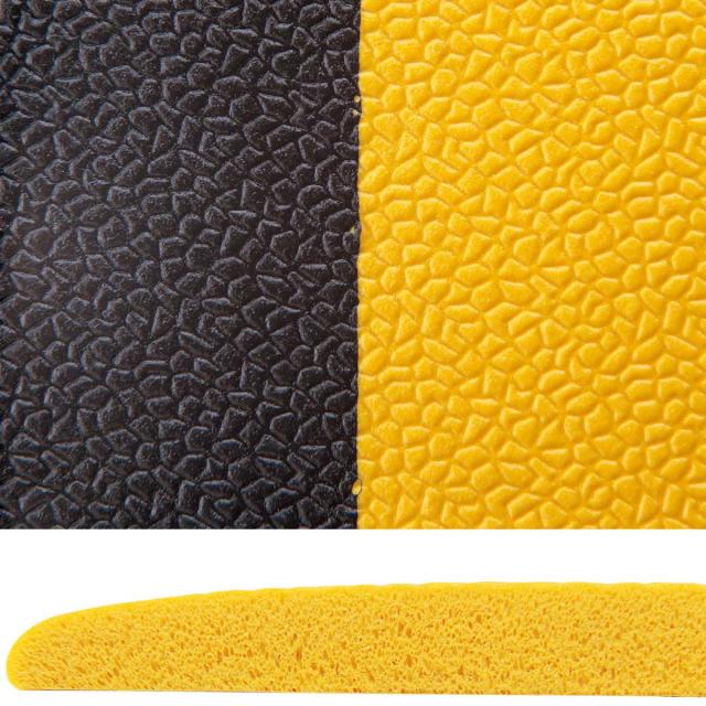 【法人限定】 クッションマット 91×152cm ケアソフト セーフライン （ 山崎産業 コンドル クッション マット 0.9cm厚 滑り止め 防滑 注意喚起 ライン 疲労軽減 衝撃緩衝マット 疲労軽減マット 立ち仕事 業務用 ）_3