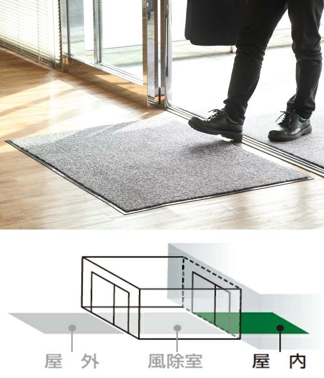 【法人限定】 玄関マット 屋内 業務用 180×255cm ロンステップマット オフィス サイズオーダー ( コンドル 山崎産業 玄関 マット 屋内用 防炎適合品 砂ホコリ 土砂 除去 エントランスマット 出入り口 室内用 )の通販は 【法人限定】 玄関マット 屋内 業務用 180×255cm ロンステップマット オフィス サイズオーダー ( コンドル 山崎産業 玄関 マット 屋内用 防炎適合品 砂ホコリ 土砂 除去 エントランスマット 出入り口 室内用 )の通販は