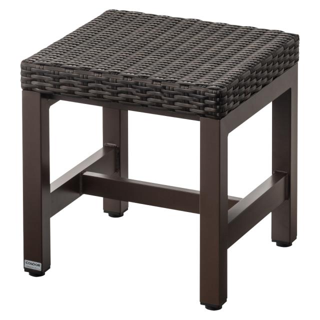 【法人限定】 業務用 屋内用ベンチ スツールタイプ 幅40×奥行40×高さ42cm （ 山崎産業 コンドル ベンチ スツール 屋内用 背無し エクステリア チェア 1人 いす イス 椅子 背なし 座面高42cm 人工ラタン おしゃれ ）