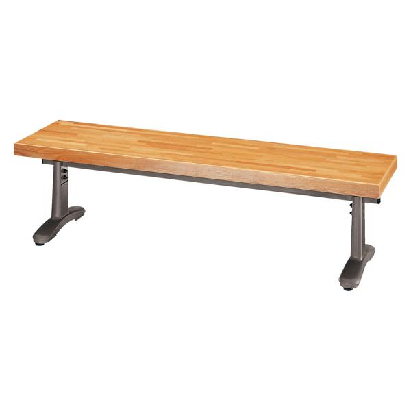 屋内用ベンチ 背なし 幅150×奥行40×高さ40.5cm YB-57L-WN （ 法人限定 山崎産業 コンドル ベンチ 屋内用 背無し いす イス 椅子 150cm幅 約 座面高40cm エクステリア チェア ベンチタイプ 背なしタイプ 屋内 屋内ベンチ ）