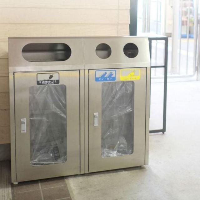 屋内用ゴミ 業務用ダストボックス 60L 1面窓付き リサイクルボックス CS-1ST （ 法人限定 山崎産業 コンドル 分別ゴミ箱 60リットル ゴミ箱 ステンレス 分別 ごみ箱 分別ごみ箱 屋内 大容量 ステンレス製 ）