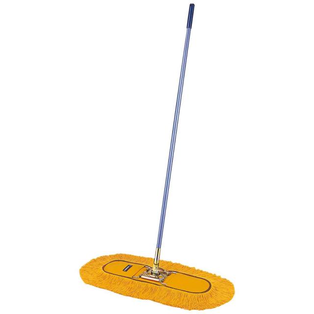 モップ コンドル 幅90cm フイトルモップP C279-090U-MB （ 掃除 フローリング 清掃用品 業務用 化学モップ 床掃除 帯電剤塗布 黄 フロアモップ 掃除用具 乾拭きモップ カラ拭きモップ ほこり吸着 ダスターモップ 床清掃 ）_3