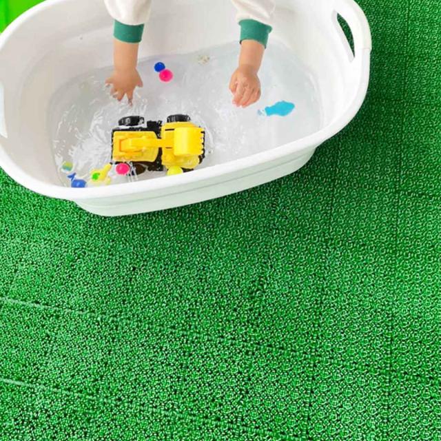 人工芝 合わせ目 若草社会的単位 本体 30×30糎 60枚仕かける EV印字機 （ 人工 芝 庭 縁側 材木甲板 園庭 つや消し 耐久性 60枚 まっ四角 入り口・入口 中庭 縁側 屋上 エクステリア ガーデニング 園芸 ）