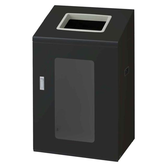 ゴミ箱 リサイクルボックスNYIS-90 120L 窓あり ワイド 屋内用 （ 法人限定 山崎産業 業務用 ダストボックス 分別 ごみ箱 奥行40 分別シール付き 120リットル 大容量 省スペース 分別ゴミ箱 袋止め付き スチール製 おしゃれ ）_8