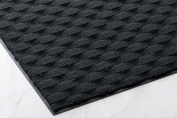 【法人限定】 玄関マット 屋内 業務用 105×210cm ダブルウェーブ 吸水 オフィス サイズオーダー （ コンドル 山崎産業 玄関 マット 屋内用 吸水マット 防炎適合品 砂ホコリ 土砂 除去 出入り口 室内用 フチあり 縁 日本製 ）_5