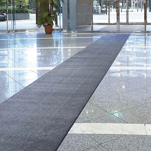 玄関マット 吸水マット 業務用 90×120cm ニュー吸水マット オフィス （ コンドル 山崎産業 玄関 マット 屋内用 吸水 防炎適合品 砂ホコリ 土砂 除去 出入り口 室内用 フチあり 縁 日本製 ）