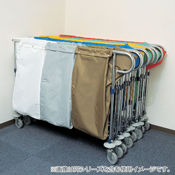 システムカート用 120L 収納袋 ECOタイプ 業務用 （ コンドル 山崎産業 ゴミ袋 分別回収 ゴミ回収 ごみ袋 袋 ごみ回収 洗濯物 クリーニング 回収袋 回収 120リットル ）_5