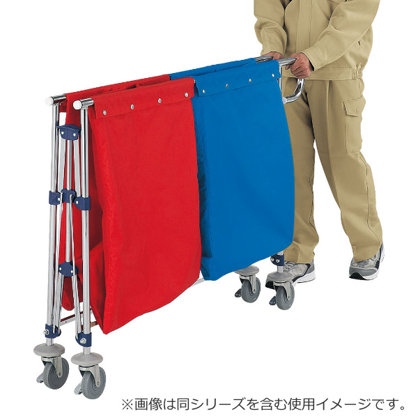 システムカート用 180L 収納袋 ECOタイプ 業務用 （ コンドル 山崎産業 ゴミ袋 分別回収 ゴミ回収 ごみ袋 袋 ごみ回収 洗濯物 クリーニング 回収袋 回収 180リットル ）_4