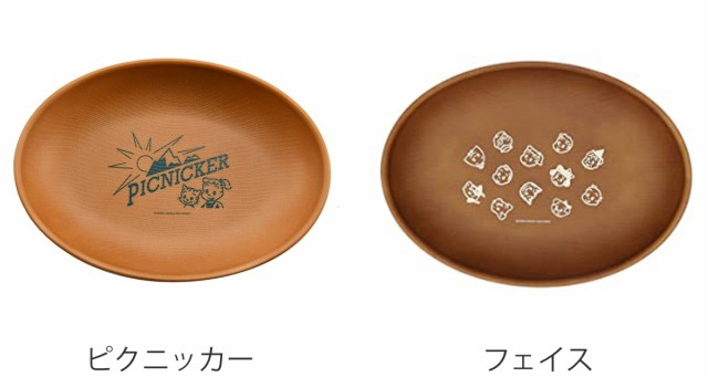 プレート 25cm OSAMU GOODS オーバルプレート 木目調 プラスチック