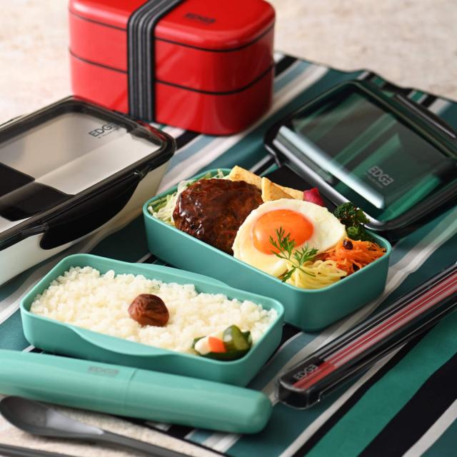 弁当箱 850ml 25EDGE ドーム2段ランチ （ お弁当箱 ランチボックス