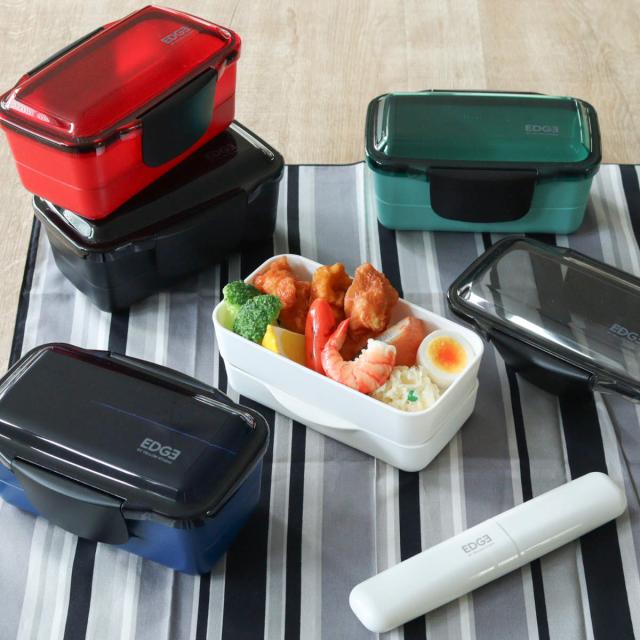 弁当箱 850ml 25EDGE ドーム2段ランチ （ お弁当箱 ランチボックス