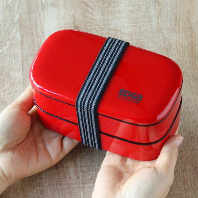 弁当箱 800ml 25EDGE オーバル2段ランチ （ お弁当箱 ランチボックス