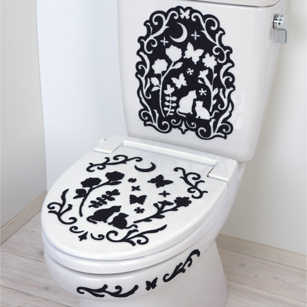 消臭 ウォールステッカー Decoる ソワレbk 消臭ステッカー 壁面 トイレ 壁 シール トイレ用品 デコル デコる トイレグッズ の通販はau Pay マーケット お弁当グッズのカラフルbox