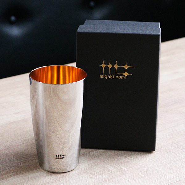 タンブラー ビアタンブラー 400ml 磨き屋シンジケート 内面 金メッキ仕上げ 日本製 （ コップ ステンレスタンブラー ギフト ステンレス製 プレゼント ビアグラス シンプル おしゃれ ）_7