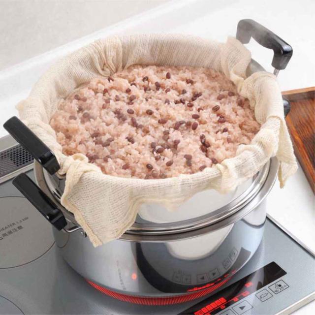 ステンレス 両手鍋 蒸し器付き　大鍋　IH可 蒸し器 ステンレス 2段 26cm 蓋付き IH対応 ガス火対応 蒸器 二