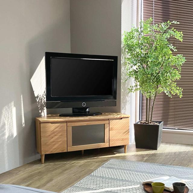 【新品・未使用】　 ヨーロピアン調　　テレビ台　ラック　ボード　幅100 テレビ台 幅100.5cm コーナーボード ミドルロー フィン （ 開梱設置