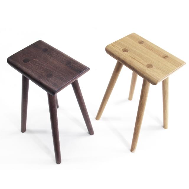 ダイニングベンチセット 3点セット 幅110cmベンチ×1 スツール×2 BENCH WITH STOOL （ ベンチ ダイニング 食卓椅子 木製 スツール ダイニングチェア ダイニングベンチ 長椅子 食卓 椅子 いす チェア イス 天然木 おしゃれ ）_6