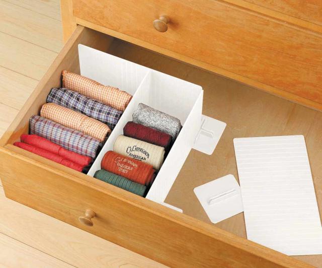 仕切り板 L 幅25×奥行8×高さ14cm 仕切り 収納 （ 引き出し 間仕切り