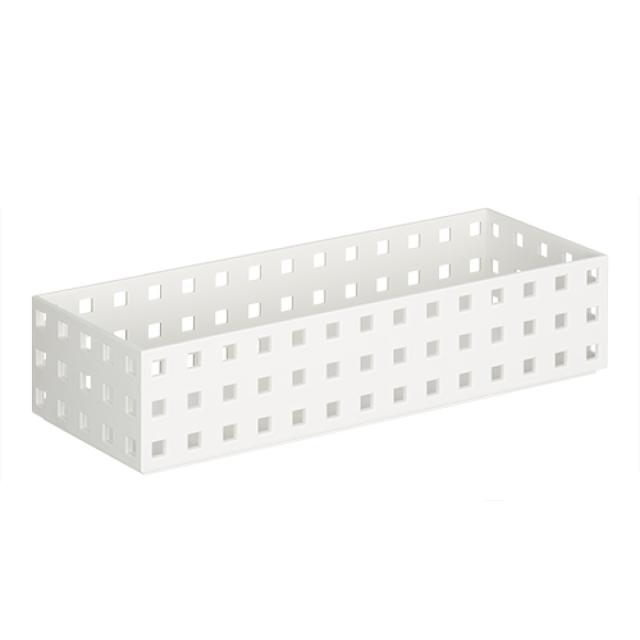 小物収納 9011 収納ケース ブリックス BRICKS 280スリムM （ 幅10.5×奥行28×高さ6.3cm 小物入れ 小物ケース 収納ボックス 収納バスケット 日本製 プラスチック キッチン収納 丈夫 積み重ね カトラリー 整理 整頓 仕切り 引き出し ）