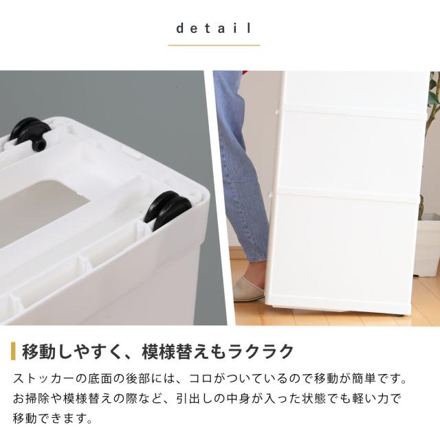 隙間収納 洗面所 段差をまたげる隙間ストッカー 3段 幅17cm （ 隙間