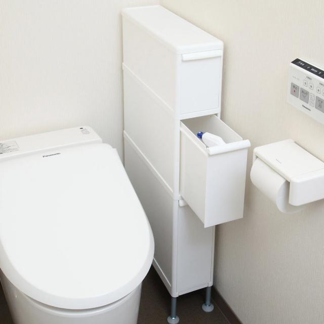 隙間収納 洗面所 段差をまたげる隙間ストッカー 3段 幅17cm （ 隙間 収納 洗濯機横 すきま収納 洗濯機 キッチン ランドリー収納 17cm ランドリー スリム ストッカー 引き出し トイレ トイレ収納 三段 18cm ）_14