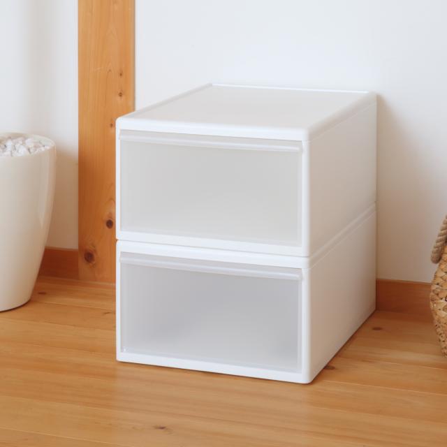 収納ケース ワイド M 幅34×奥行46.5×高さ21.5cm プラスチック 引き出し