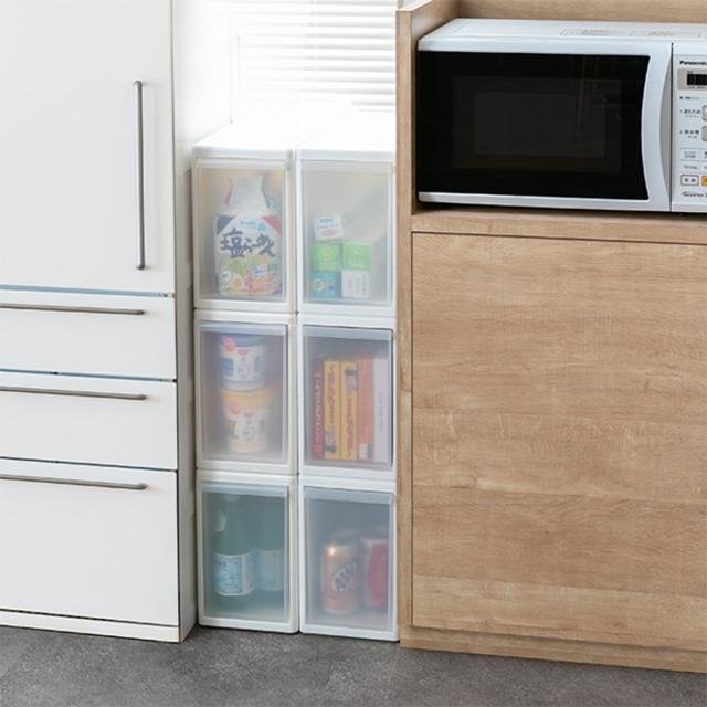 収納ケース スリム L 幅17×奥行47×高さ28cm プラスチック 引き出し